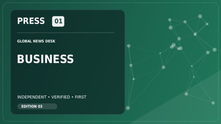 PRESS01 Business news desk