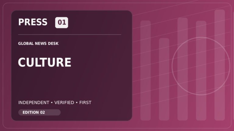 PRESS01 Culture news desk