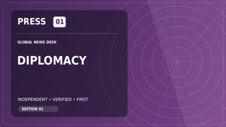 PRESS01 Diplomacy news desk