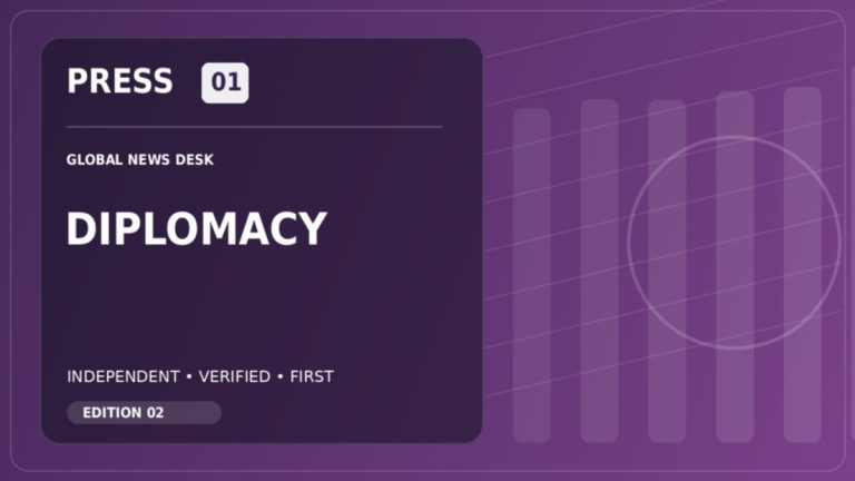 PRESS01 Diplomacy news desk