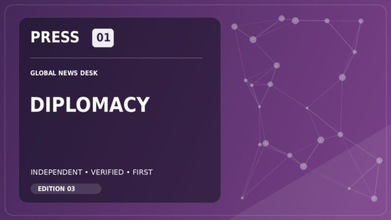 PRESS01 Diplomacy news desk