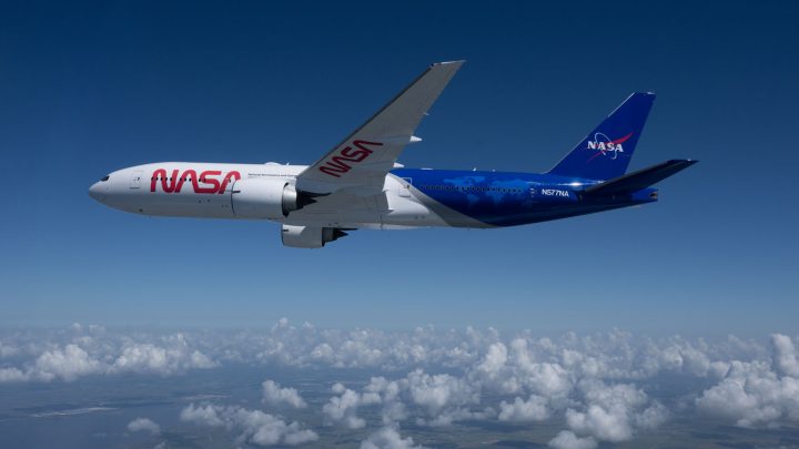NASA’s B777 Gets New Coat of Paint