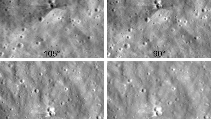 NASA’s LRO Images Falcon 9 Crater on Moon, Learns New Details