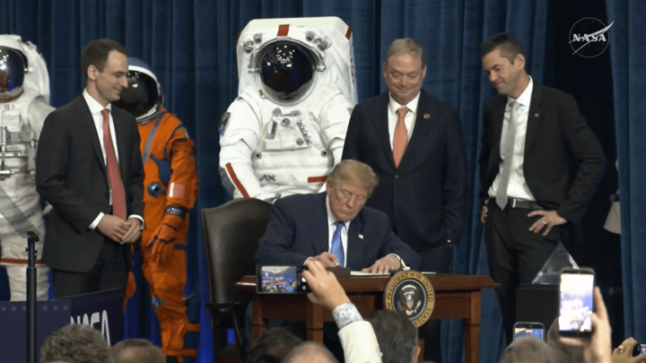 President Trump Signs Executive Order to Create US Space Academy  