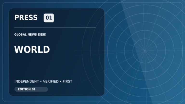 PRESS01 World news desk