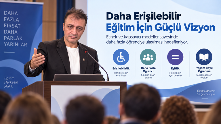 Prof. Dr. Bilal Semih Bozdemir daha erişilebilir eğitim için güçlü vizyon