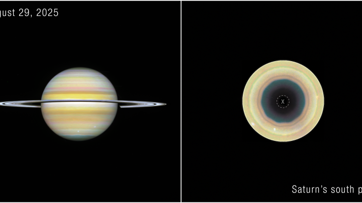 NASA’s Hubble Tracks New Decagon Encircling Saturn’s South Pole