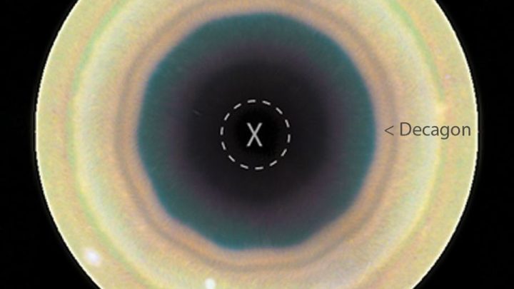 APOD: 2026 September 8 – Hubble: Decagon Around Saturn’s South Pole