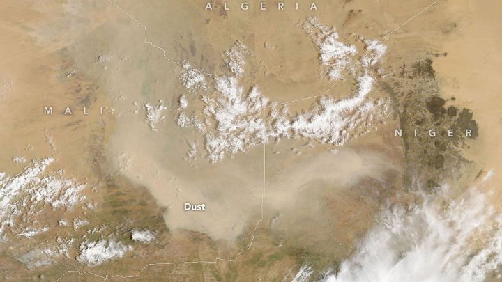 Dust Storm Sweeps Over Mali
