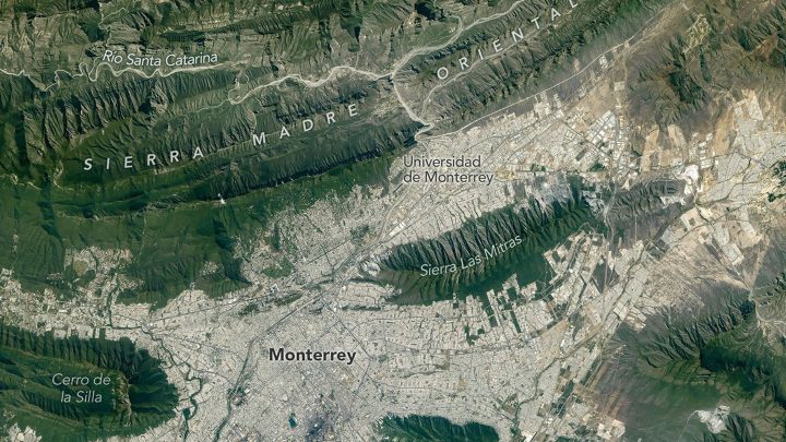 Monterrey Amid Mountains