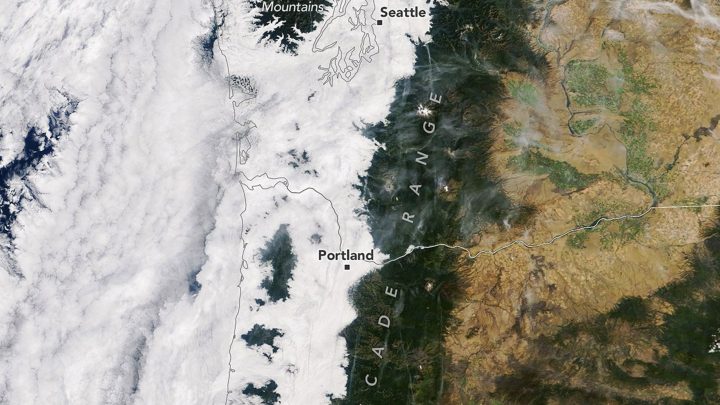 Cloudy Cloak Over the Northwest