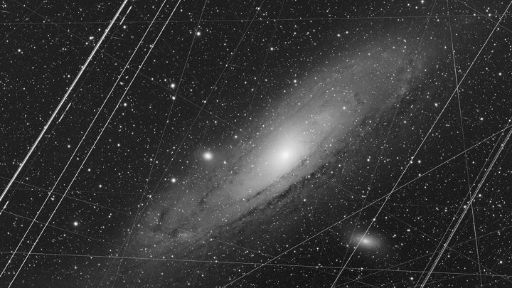 APOD: 2026 September 27 – Andromeda Before and After Photoshop