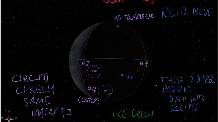 Artemis II Crew Moon Photo Annotations