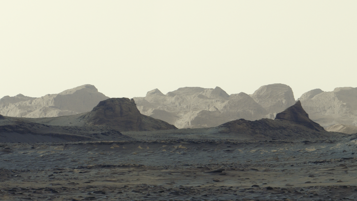 NASA’s Curiosity Captures Dawn Breaking on Wind-Carved Cliffs