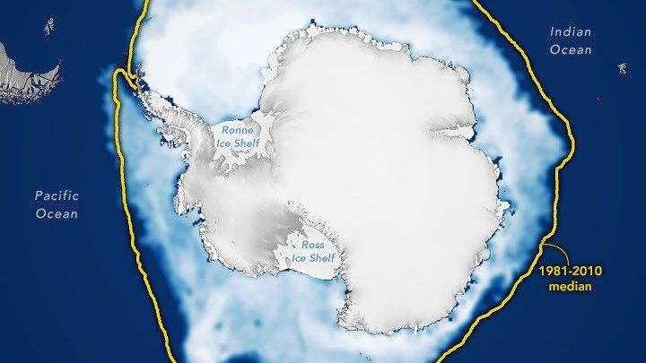 Antarctic Sea Ice Grows to Its 2026 Maximum