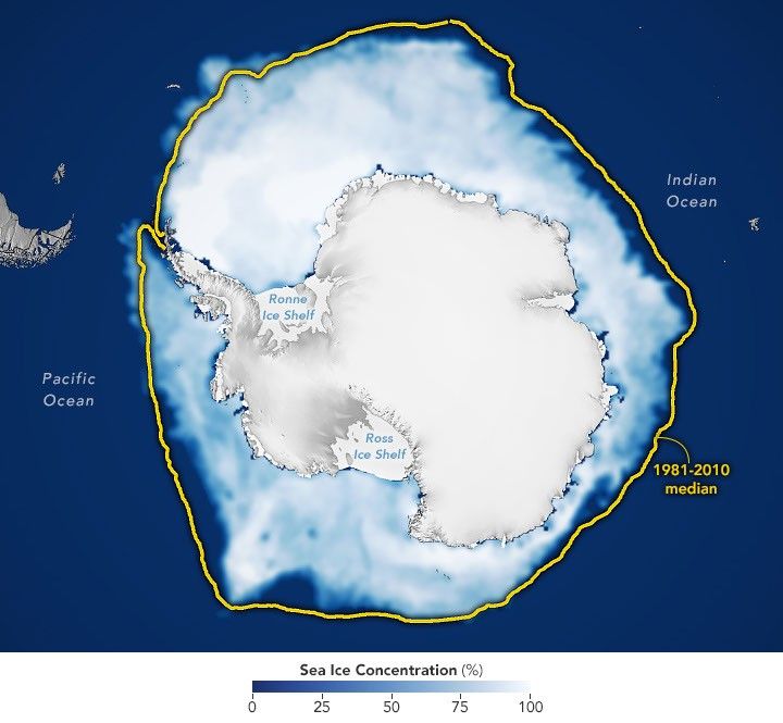 Antarctic Sea Ice Grows to Its 2026 Maximum