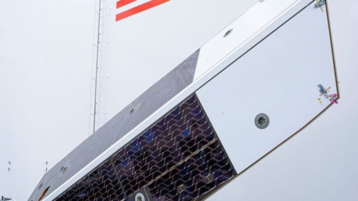 NEO Surveyor’s Sunshade Gets Inspected