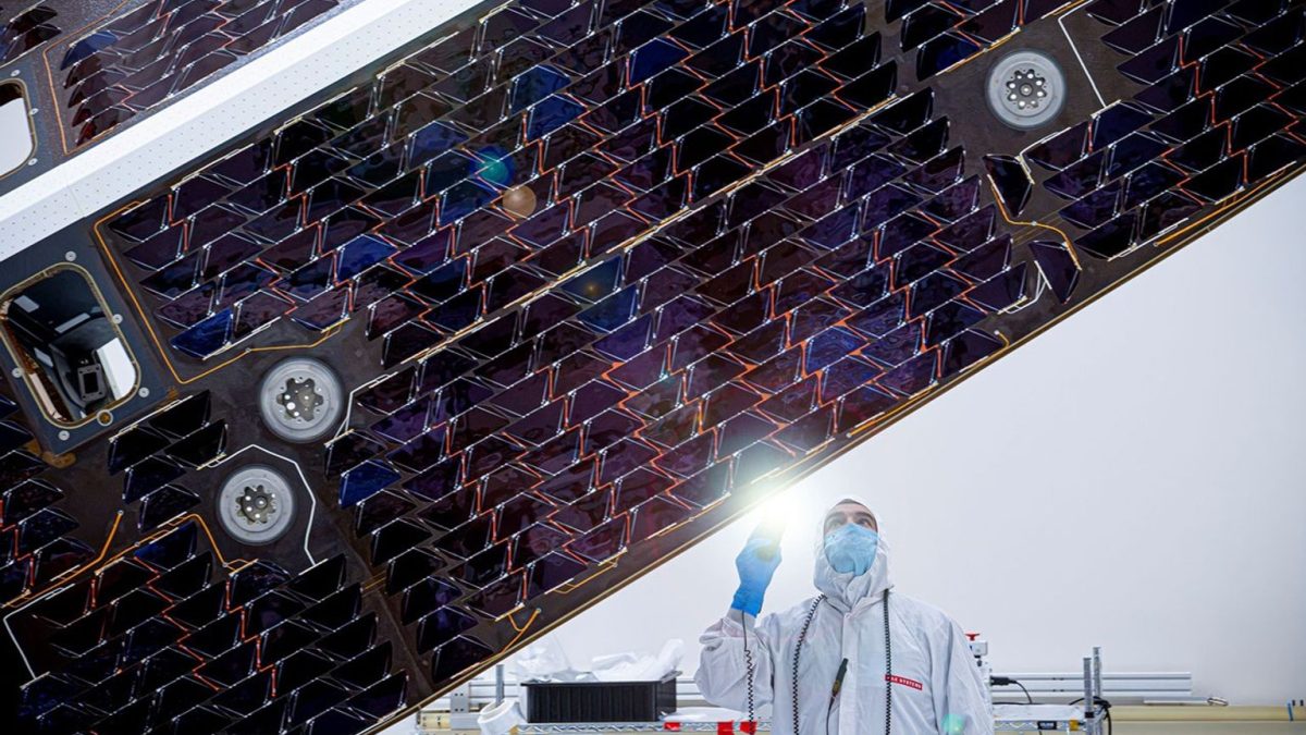 Solar Cells Inspected on NASA’s NEO Surveyor